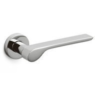 ALA Door Handle With Yale Key Hole - Br